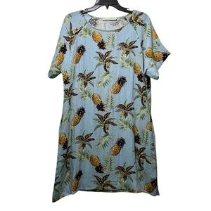Ellison Anthropologie Tropical Print Tunic Size L